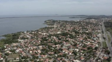 Güney Amerika 'daki küçük kasabalar. Marica şehri, Rio de Janeiro eyaleti, Brezilya.