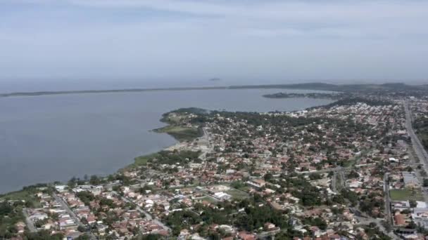 Kleine Städte Südamerika Die Stadt Marica Bundesstaat Rio Janeiro Brasilien — Stockvideo