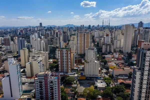 Flygfoto Över Sao Paulo Brasilien Viktig Väg Avenyn Rebouas — Stockfoto