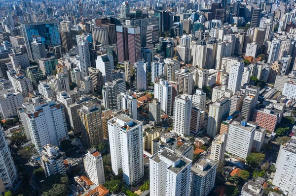 Vista Aérea Sao Paulo Brasil — Foto de Stock