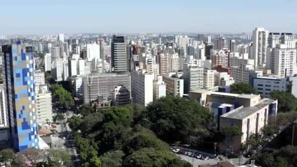 Cidade São Paulo Avenida Rebouas Brasil — Vídeo de Stock