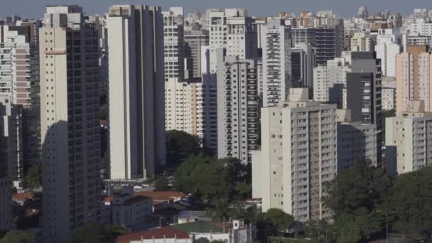 Sao Paulo Város Brazília Dél Amerika Vila Olimpia Kerület — Stock videók