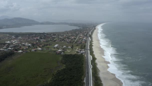 世界各地美丽的海滩 Jacone海滩 巴西里约热内卢 南美洲 — 图库视频影像