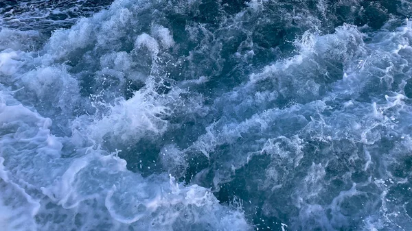 Морська Вода Поверхня Океану Море Блакитному Океані Фон — стокове фото
