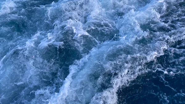 Поверхня Води Текстура Білих Хвиль Піни Природний Фон — стокове фото