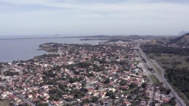 Güney Amerika 'daki küçük kasabalar. Marica şehri, Rio de Janeiro eyaleti, Brezilya.