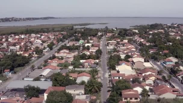 Pueblos Pequeños Sudamérica Ciudad Marica Estado Río Janeiro Brasil — Vídeos de Stock