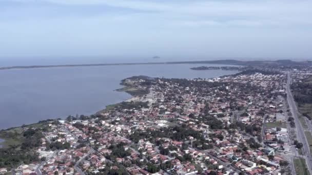南美洲的小城镇 巴西里约热内卢州马里卡市 — 图库视频影像