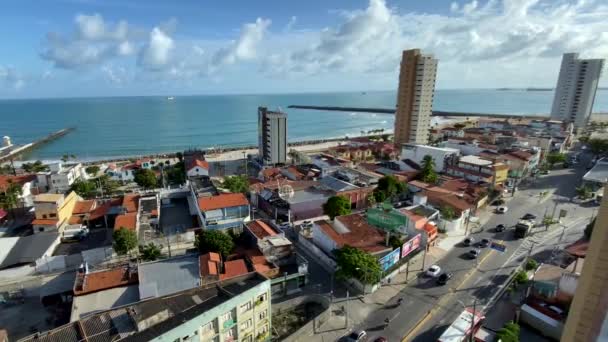 Fortaleza Şehri Vicente Pinzon Bölgesi Ceara Eyaleti Brezilya Güney Amerika — Stok video