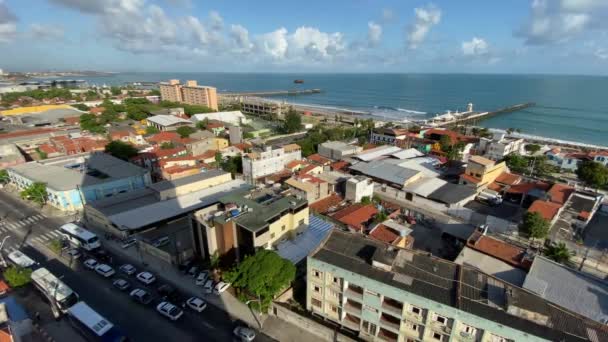 Fortaleza City Vicente Pinzon District Ceara State Brazil South America — стокове відео