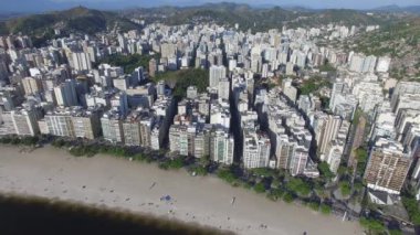 Niteroi şehri, Rio de Janeiro eyaleti, Brezilya. Icarai Sahili. 