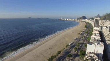 Copacabana Plajı, Rio de Janeiro, Brezilya. Güney Amerika.