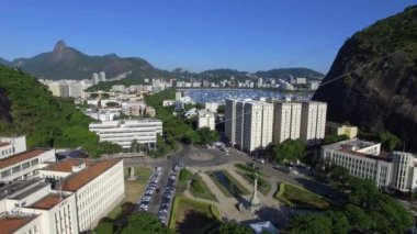 Rio de Janeiro, Brezilya. General Tiburcio Meydanı, Kızıl Kumsal, Urca Bölgesi.