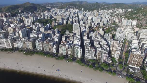 Miasto Niteroi Stan Rio Janeiro Brazylia Plaża Ikarai — Wideo stockowe