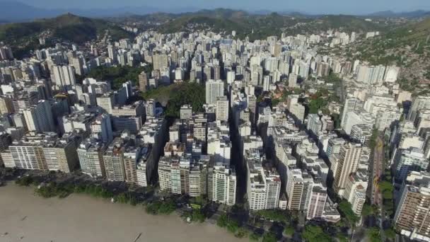 City Niteroi State Rio Janeiro Brazil Icarai Beach — Stock Video