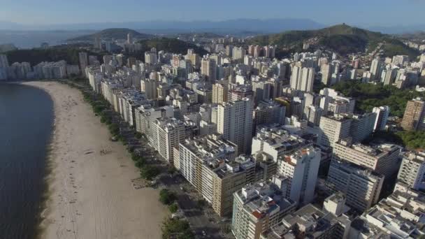 Город Нитерой Штат Рио Жанейро Бразилия Пляж Икараи — стоковое видео