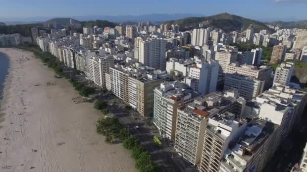 City Niteroi State Rio Janeiro Brazil Icarai Beach — Stock Video