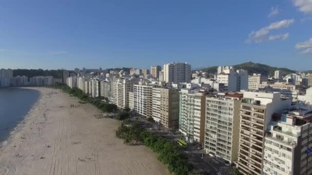 Město Niteroi Stát Rio Janeiro Brazílie Pláž Icarai — Stock video