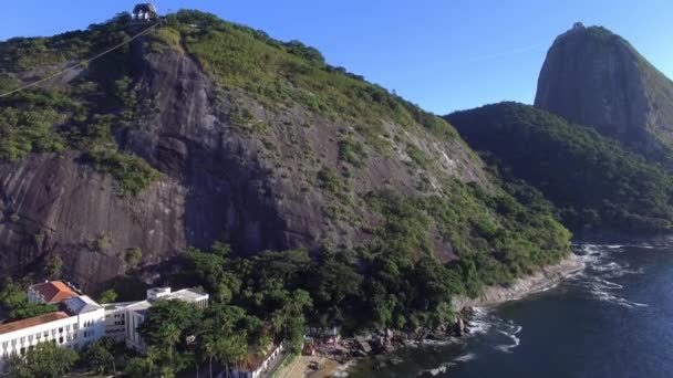 Гора Цукор Лоуф Ріо Жанейро Бразилія Південна Америка — стокове відео