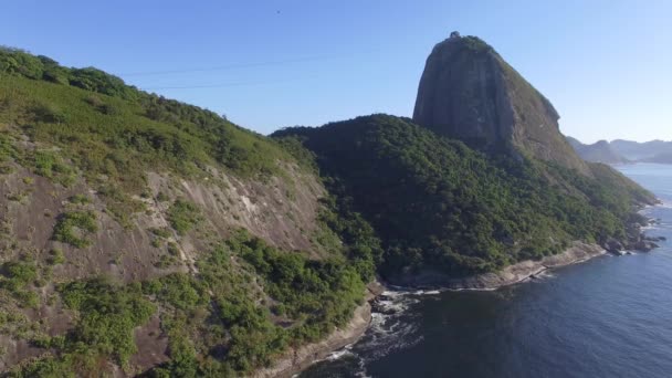 Sockerborgsberget Rio Janeiro Brasilien Sydamerika — Stockvideo