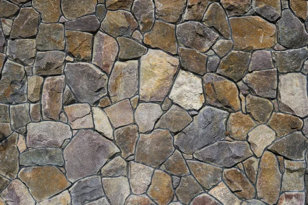 Surface of natural stone fence. Stone wall as a background or texture.