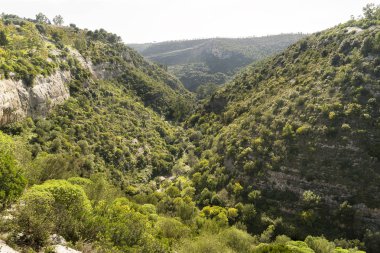 Doğal manzara Cava Carosello Noto - Sicilya - İtalya