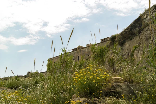 Sehenswürdigkeiten Der Schwäbischen Burg Augusta Sizilien Italien — Stockfoto