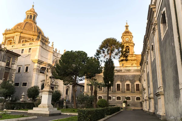 Paisaje Urbano Cerca Catedral Santa Ágata Catania Sicilia Italia — Foto de Stock
