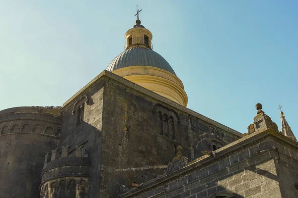 Exteriöra Detaljer Kyrkan Santa Maria Assunta Randazzo Provinsen Catania Italien — Stockfoto