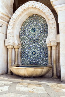 Kazablanka Hassan Ii Camii Mimari Detayları, Fas.
