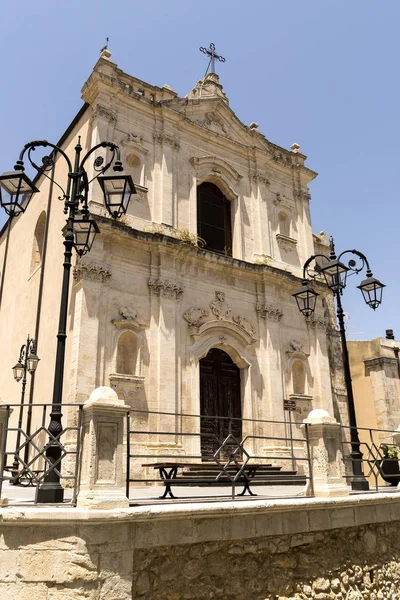 Kościół Ducha Melilli Prowincja Syrakuzy Włochy — Zdjęcie stockowe