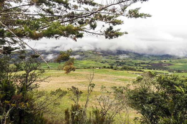 Sesquile Cundinamarca Daki Guatavita Gölü Doğal Manzaraları Kolombiya — Stok fotoğraf