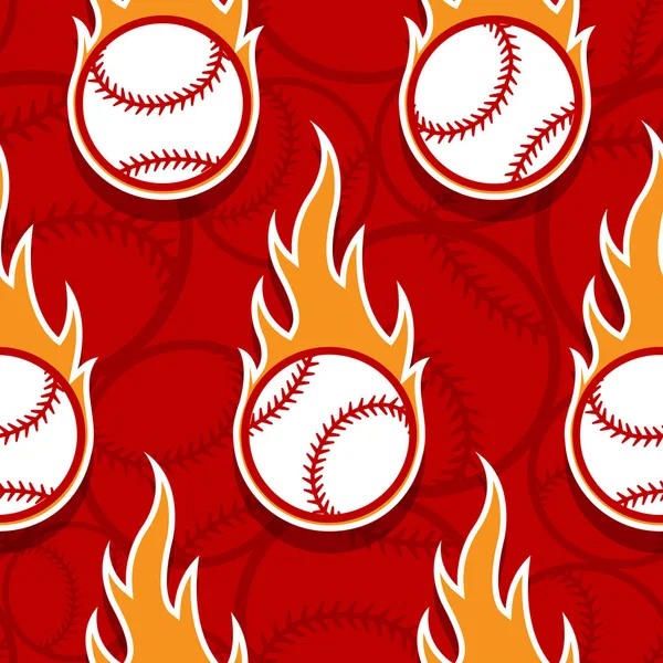 Beisbol En Llamas Vector Art Stock Images Depositphotos