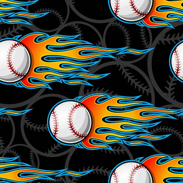 Flaming Softballストックベクター ロイヤリティフリーflaming Softballイラスト ページ 2 Depositphotos