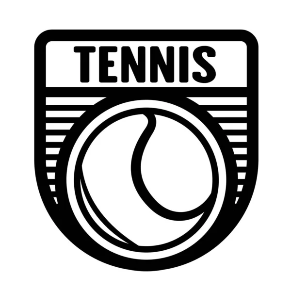 Plantilla Logotipo Deportes Tenis Vector Gráfico Arte Ideal Para Logo — Archivo Imágenes Vectoriales