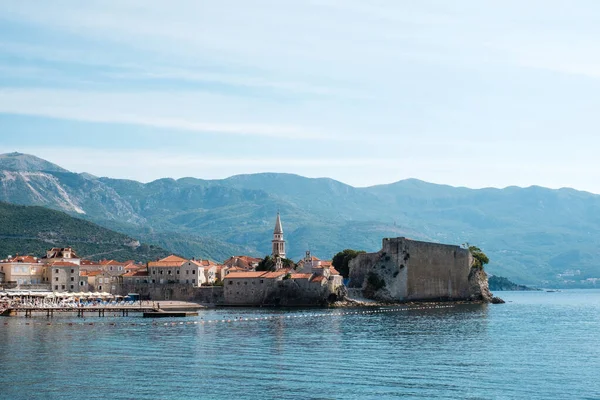 Παλιά Πόλη Μπούντβα Στο Μαυροβούνιο Βαλκάνια Αδριατική Θάλασσα Ευρώπη — Φωτογραφία Αρχείου