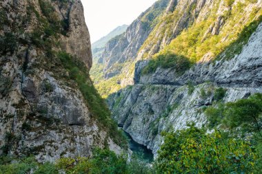 Moraca Nehri Kanyonu Platije, Motnenegro.