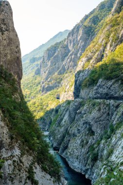 Moraca Nehri Kanyonu Platije, Motnenegro.