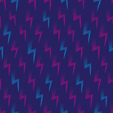 Gök gürültüsü simge vektör Seamless modeli