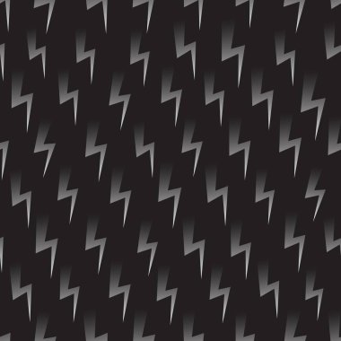 Thunder Icon Vector Seamless Pattern clipart