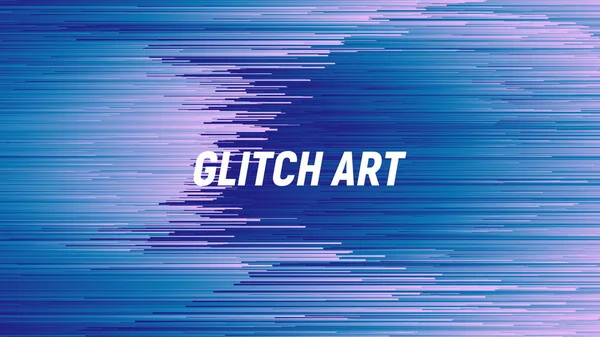 Digital Glitch Art Abstracto Vector Fondo — Archivo Imágenes Vectoriales