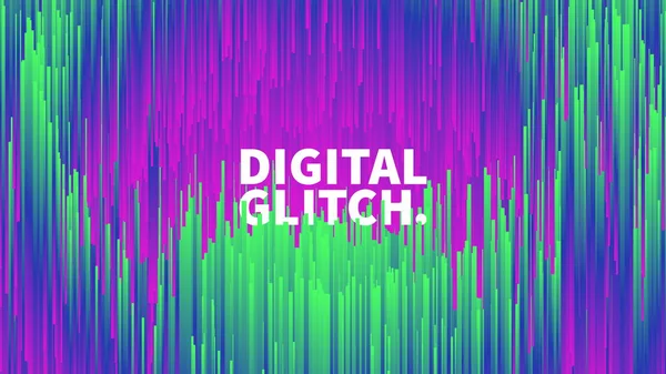 Digitaler Glitch-Effekt-Vektor abstrakter Hintergrund — Stockvektor
