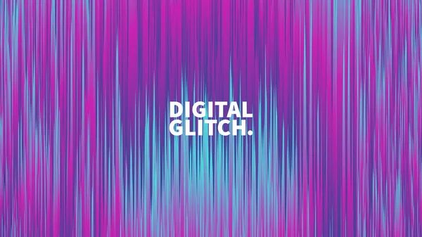 Digitaler Glitch-Effekt-Vektor abstrakter Hintergrund — Stockvektor