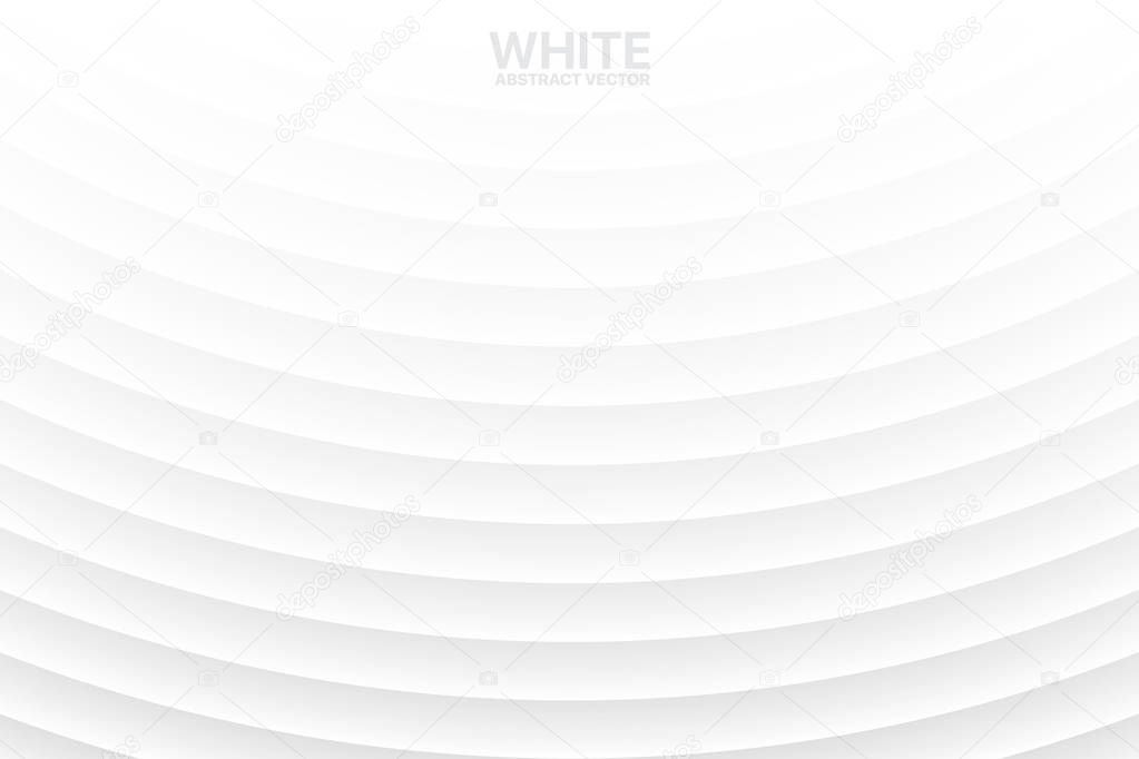 White Abstract Geometrical Vector Background