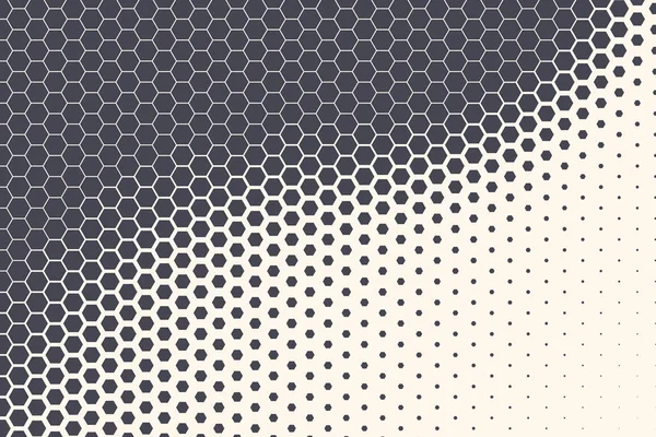 Hexagon Shapes Vector Abstract Geometric Technology Retrowave Sci Texture Aislado — Vector de stock