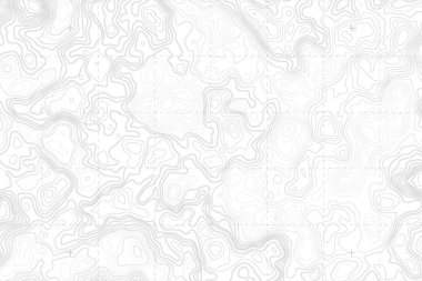 Vektör soyut boş topografik kontur Haritası