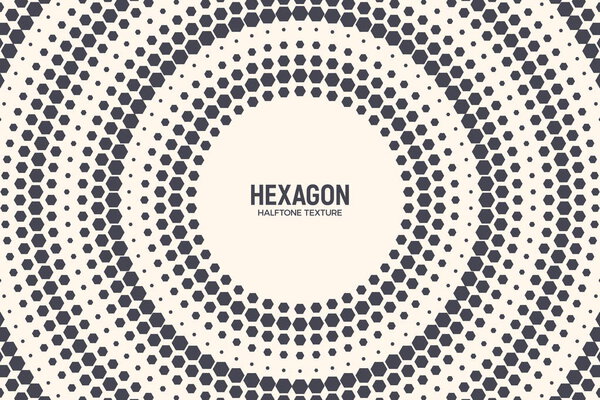 Фон векторной технологии шестиугольника
