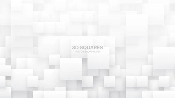 Концептуальные 3D векторные квадраты — стоковый вектор