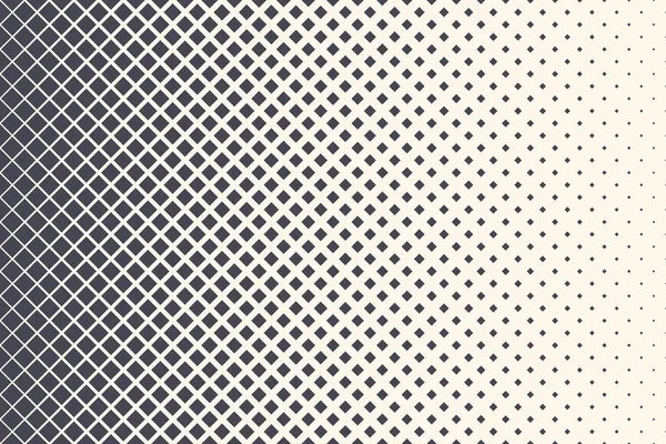 Rhomboid Halftone Retro 80s simple patrón rectangular — Vector de stock