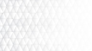 3D Üçgenler Yüksek Teknoloji Minimalist Beyaz Soyut Arkaplan